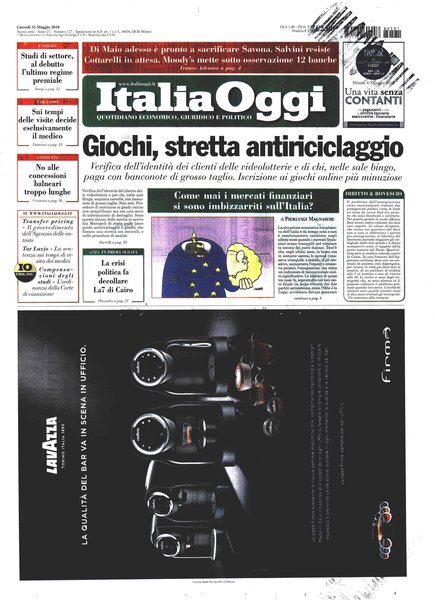 Italia oggi : quotidiano di economia finanza e politica